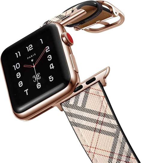 black apple watch with burberry band|replacement burberry watch band.